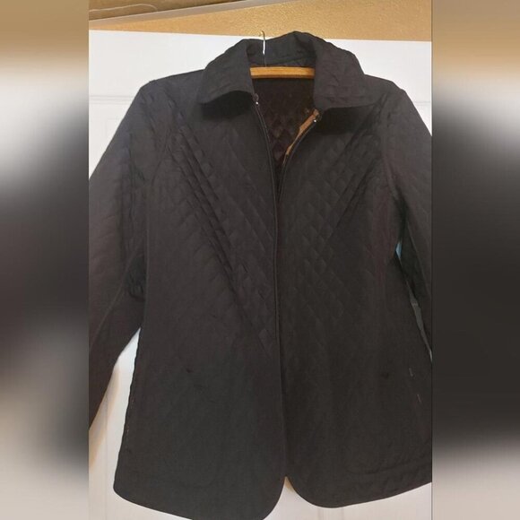 Leopard Print Reversible Quilted Jacket S Y2K Indie Sleaze Streetwear - Picture 3 of 14